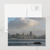 San Francisco Skyline Briefkaart (Voorkant / Achterkant)