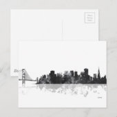 SAN FRANCISCO SKYLINE BRIEFKAART (Voorkant / Achterkant)