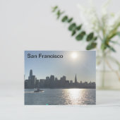 San Francisco Skyline Briefkaart (Staand voorkant)