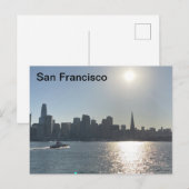 San Francisco Skyline Briefkaart (Voorkant / Achterkant)
