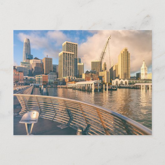 San Francisco Skyline Briefkaart (Voorkant)