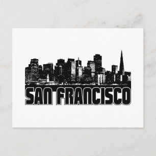 San Francisco Skyline Briefkaart