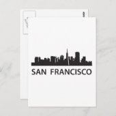 San Francisco Skyline Briefkaart (Voorkant / Achterkant)