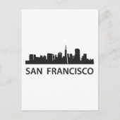 San Francisco Skyline Briefkaart (Voorkant)