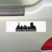 San Francisco Skyline Bumpersticker (Op auto)