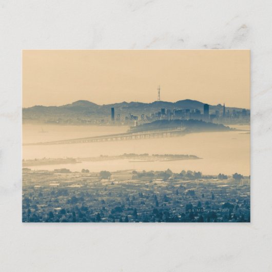 San Francisco skyline California Verenigde Staten Briefkaart (Voorkant)