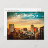 San Francisco Skyline California Verenigde Staten Briefkaart (Voorkant / Achterkant)