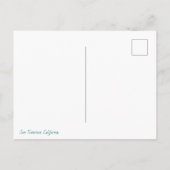San Francisco Skyline Cityscape Briefkaart (Achterkant)
