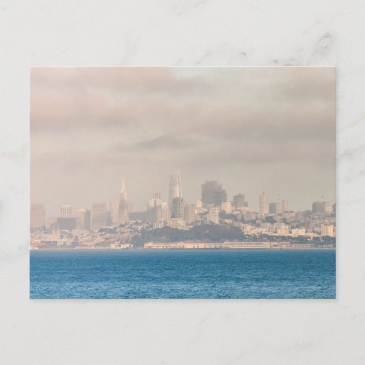 San Francisco Skyline Cityscape Briefkaart (Voorkant)