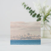 San Francisco Skyline Cityscape Briefkaart (Staand voorkant)
