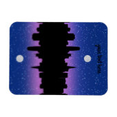 San Francisco Skyline Drawing #1 Magnet Magneet (Horizontaal)