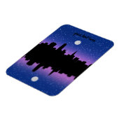 San Francisco Skyline Drawing #1 Magnet Magneet (Linkerzijde)