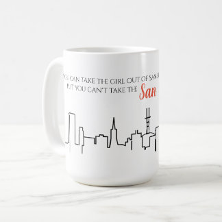 San Francisco Skyline Girl Quote Mok