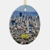 San Francisco Skyline Holiday Ornament (Rechts)