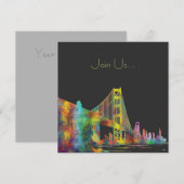 SAN FRANCISCO SKYLINE KAART (Voorkant / Achterkant)