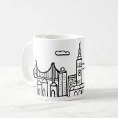 San Francisco Skyline Koffiemok (Voorkant links)