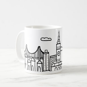 San Francisco Skyline Koffiemok