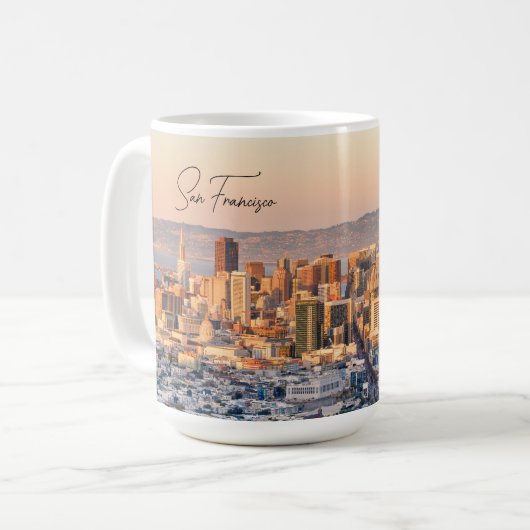 San Francisco Skyline Koffiemok (Voorkant links)