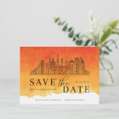 San Francisco Skyline Modern sparen de Datum (Staand voorkant)