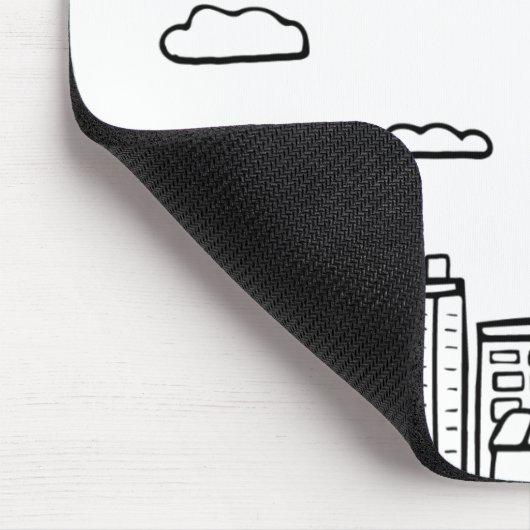 San Francisco Skyline Muismat (Hoek)