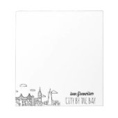 San Francisco Skyline Notitieblok (Voorkant)