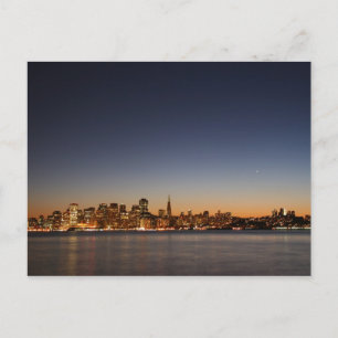San Francisco Skyline op Sunset Briefkaart