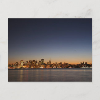 San Francisco Skyline op Sunset Briefkaart