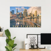 San Francisco Skyline Poster (Thuiskantoor)