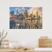 San Francisco Skyline Poster (Keuken)