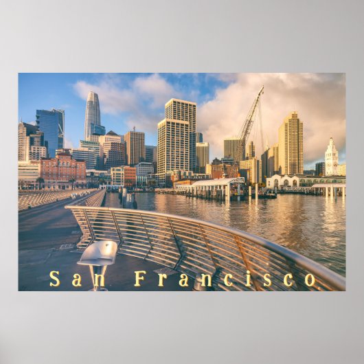 San Francisco Skyline Poster (Voorkant)