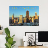 San Francisco Skyline Poster (Thuiskantoor)