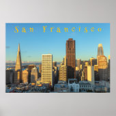 San Francisco Skyline Poster (Voorkant)