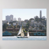 San Francisco Skyline Poster (Voorkant)