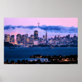 San Francisco Skyline Poster (Voorkant)