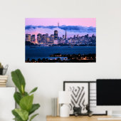 San Francisco Skyline Poster (Thuiskantoor)
