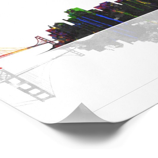 San Francisco Skyline Poster (Hoek)