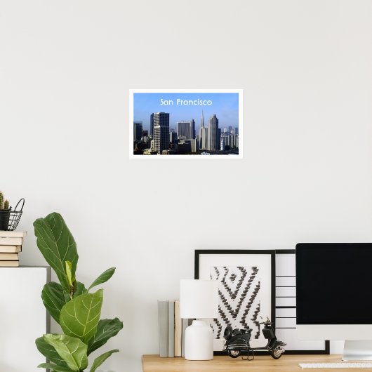 San Francisco Skyline Poster (Thuiskantoor)