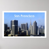 San Francisco Skyline Poster (Voorkant)