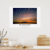 San Francisco Skyline Poster (Keuken)
