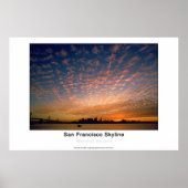 San Francisco Skyline Poster (Voorkant)