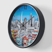 San Francisco Skyline Poster Kunst (Hoek)
