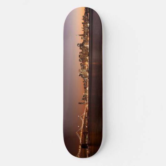 San Francisco Skyline Schaats Board Deck Persoonlijk Skateboard (Voorkant)