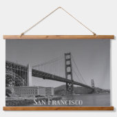 San Francisco Skyline | SF Gloden Gate Bridge Hangend Wandkleed (Voorkant)