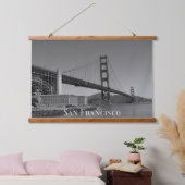 San Francisco Skyline | SF Gloden Gate Bridge Hangend Wandkleed (Slaapkamer)
