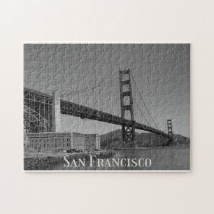San Francisco Skyline   SF Gloden Gate Bridge Legpuzzel