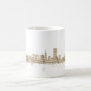 San Francisco Skyline Sheet Music Cityscape Koffiemok