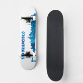 San Francisco Skyline Skateboard (Voorkant)