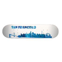 San Francisco Skyline Skateboard