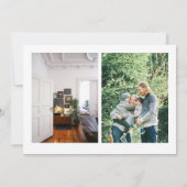 San Francisco Skyline Sketch Drawing Moving Aankondiging (Achterkant)