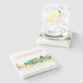 SAN FRANCISCO SKYLINE SP - STENEN ONDERZETTER (Zijkant)